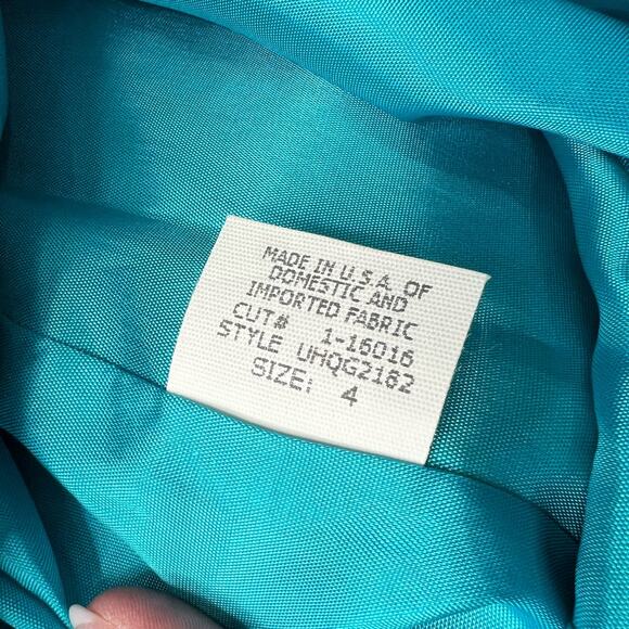 David Meister Yellow Blue Purple Sunflowers Floral Sheath Sleeveless Dress sz 4 - Picture 4 of 13